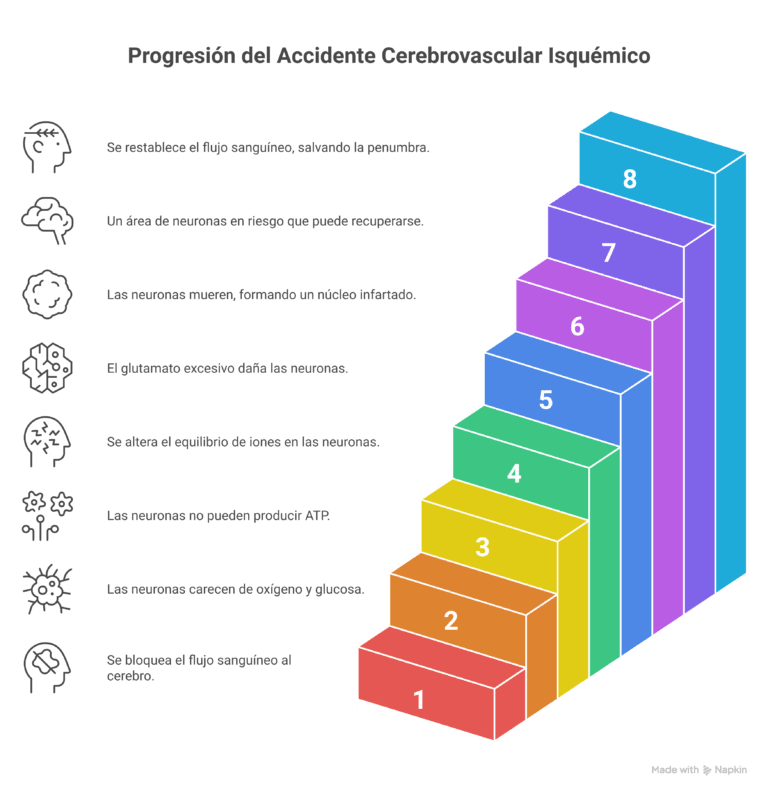 Accidente cerebrovascular isquémico: mecanismos y bases neurobiológicas