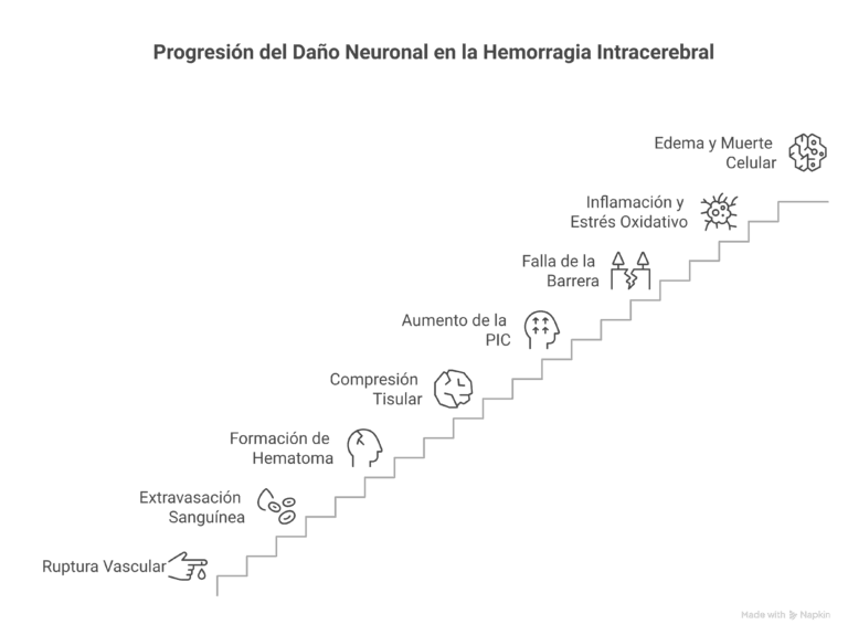 Hemorragia intracerebral: mecanismos y efectos fisiopatológicos