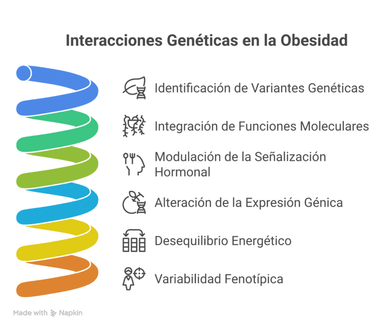 Interacciones genéticas en la obesidad: mecanismos y relevancia